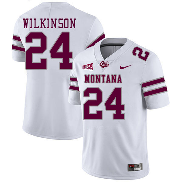 Diezel Wilkinson Montana Jersey,University Of Montana Grizzlies #24 Diezel Wilkinson Jersey Stitched